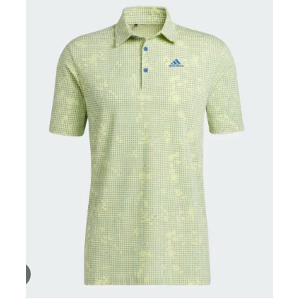 Adidas Primegreen Night Camo Print Golf Polo Size XL